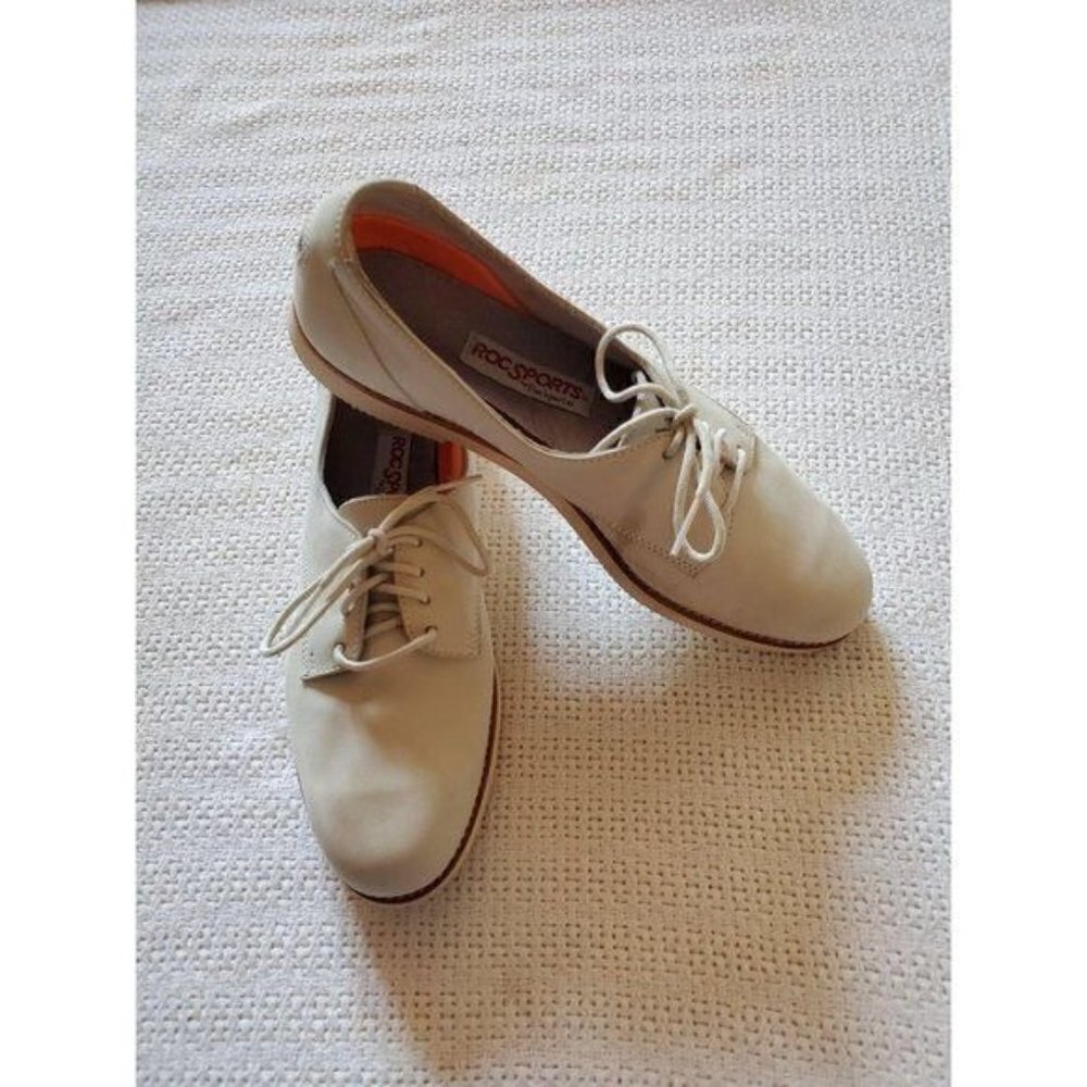 Rockโ Sports by Rockport Sz. 8N Beige Tie Oxford Shoes